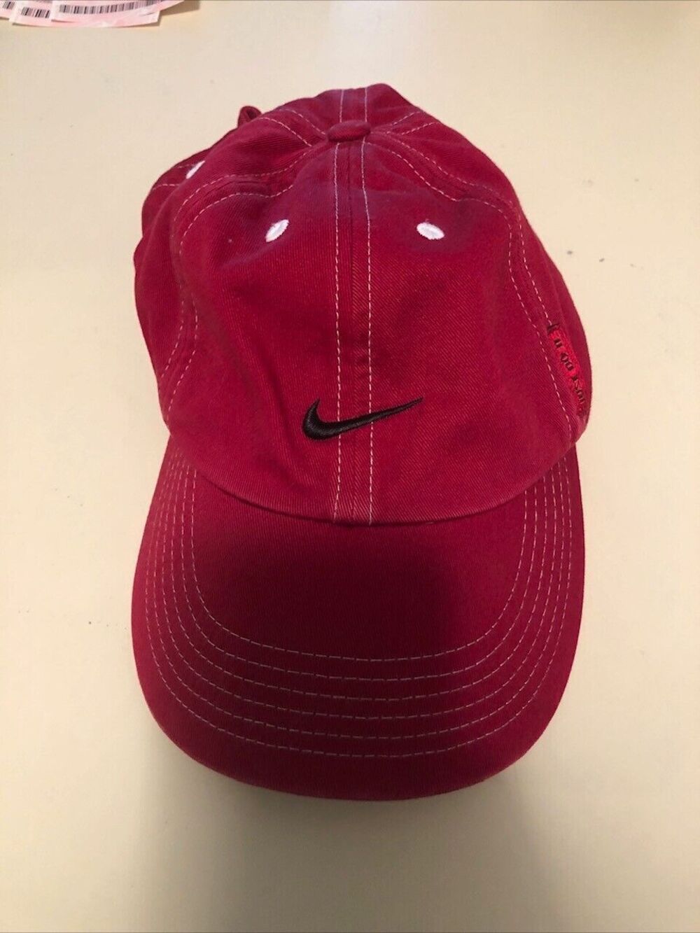 Nike Sportswear Vintage Red Hat 100% Cotton Adjustable